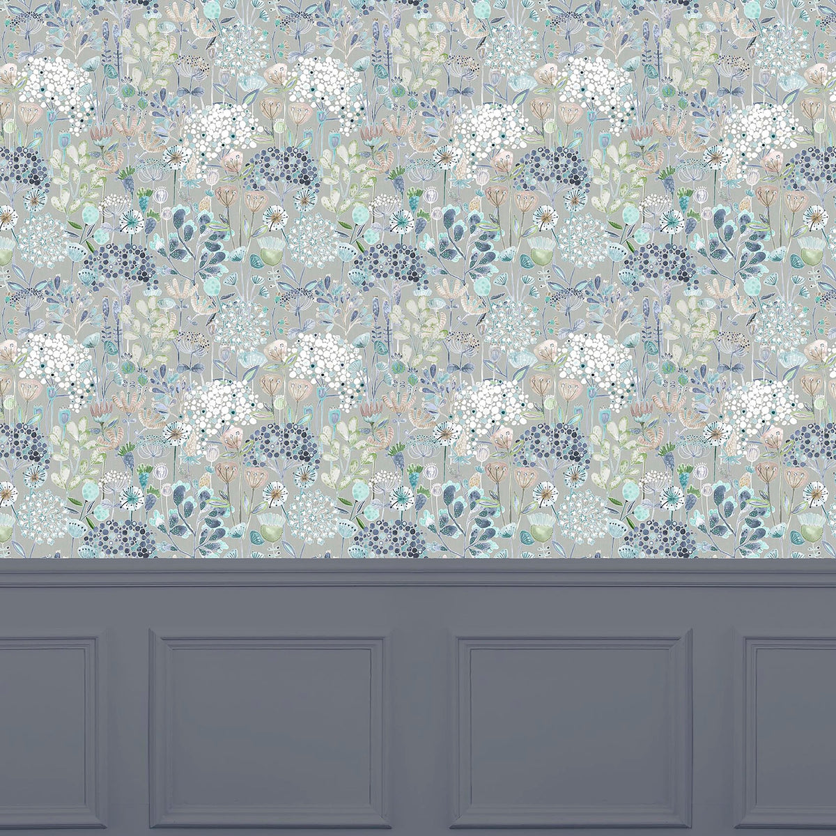 Ailsa Cornflower Folklore Wallpaper by Voyage Maison | AILSA/WPO/COR