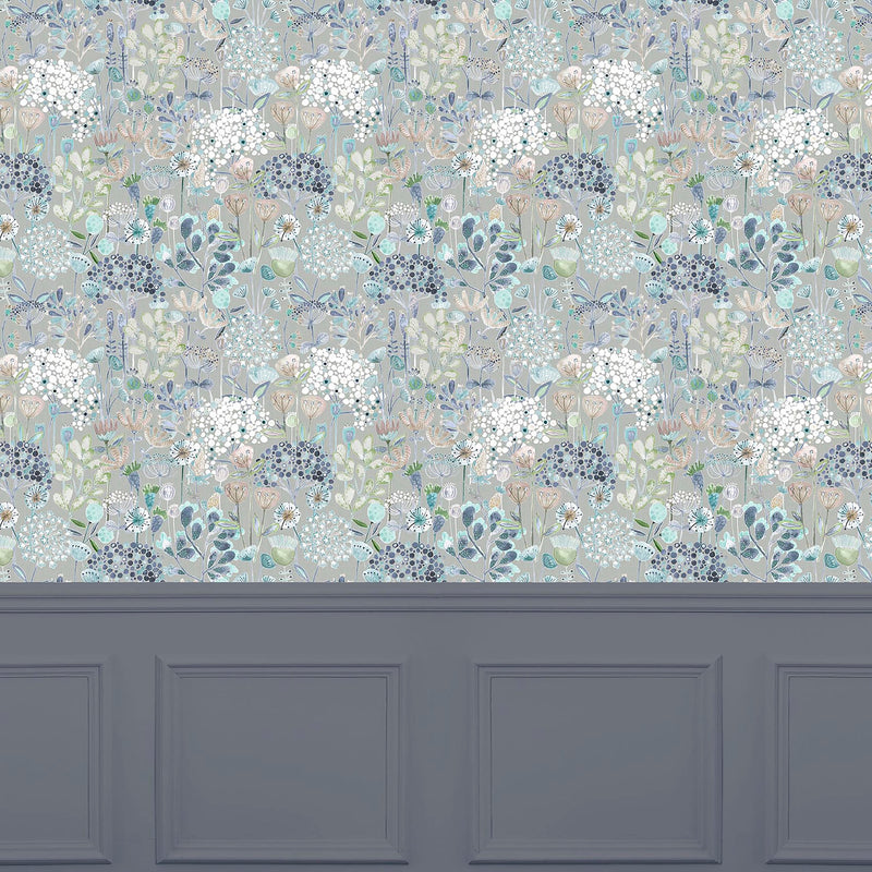 Ailsa Cornflower Folklore Wallpaper by Voyage Maison | AILSA/WPO/COR