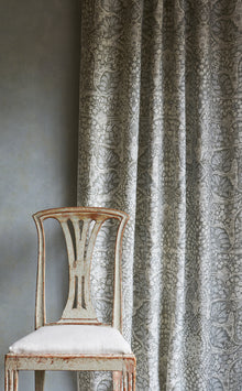 Alhambra Lg 50 Sea Breeze Bare Bones Fabric by Lewis & Wood