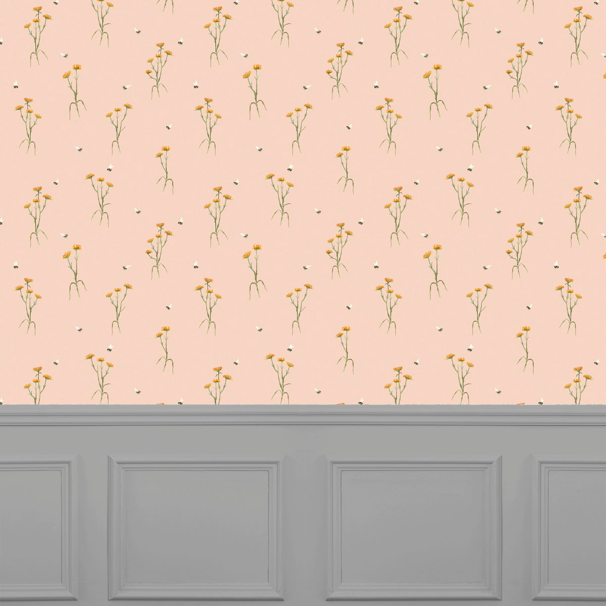 Allimore Apricot Wallpaper by Voyage Maison | ALLIMOR/WPO/APR