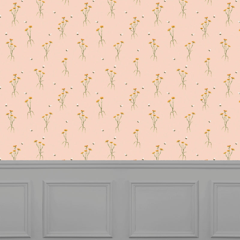 Allimore Apricot Wallpaper by Voyage Maison | ALLIMOR/WPO/APR
