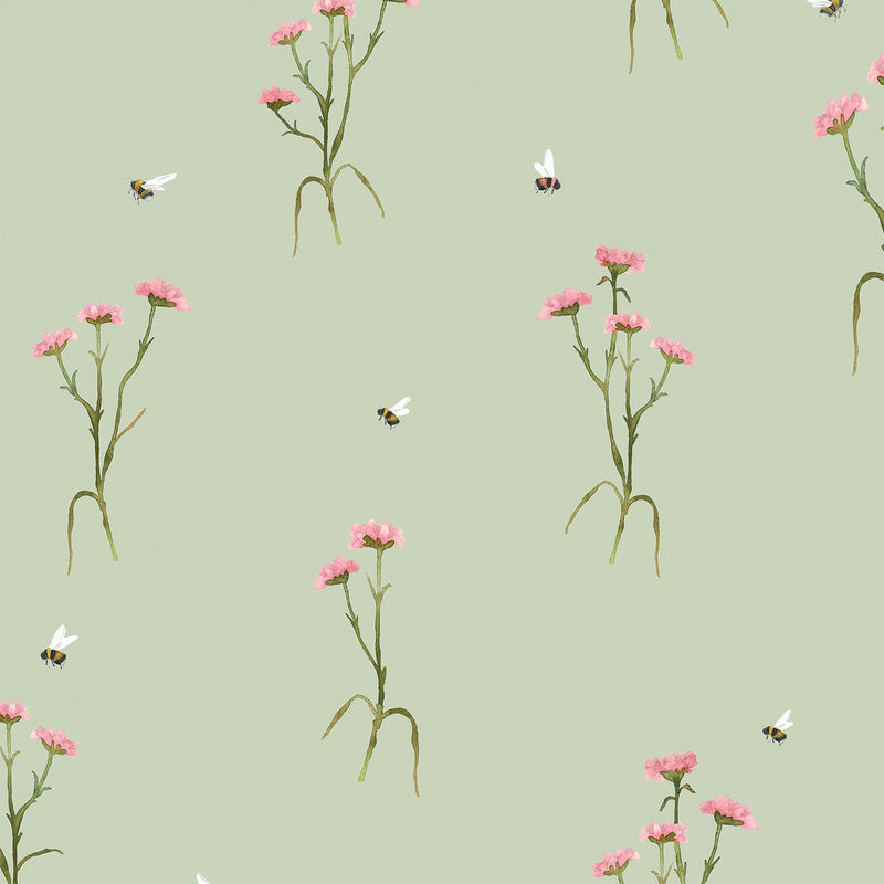 Allimore Sage Wallpaper by Voyage Maison | ALLIMOR/WPO/SAG