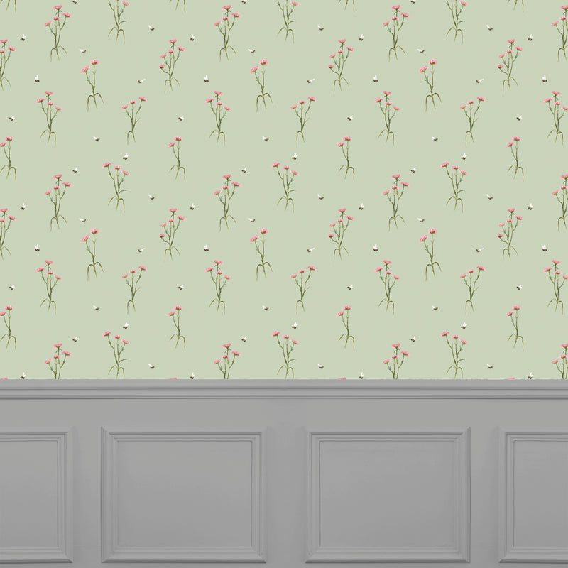 Allimore Sage Wallpaper by Voyage Maison | ALLIMOR/WPO/SAG