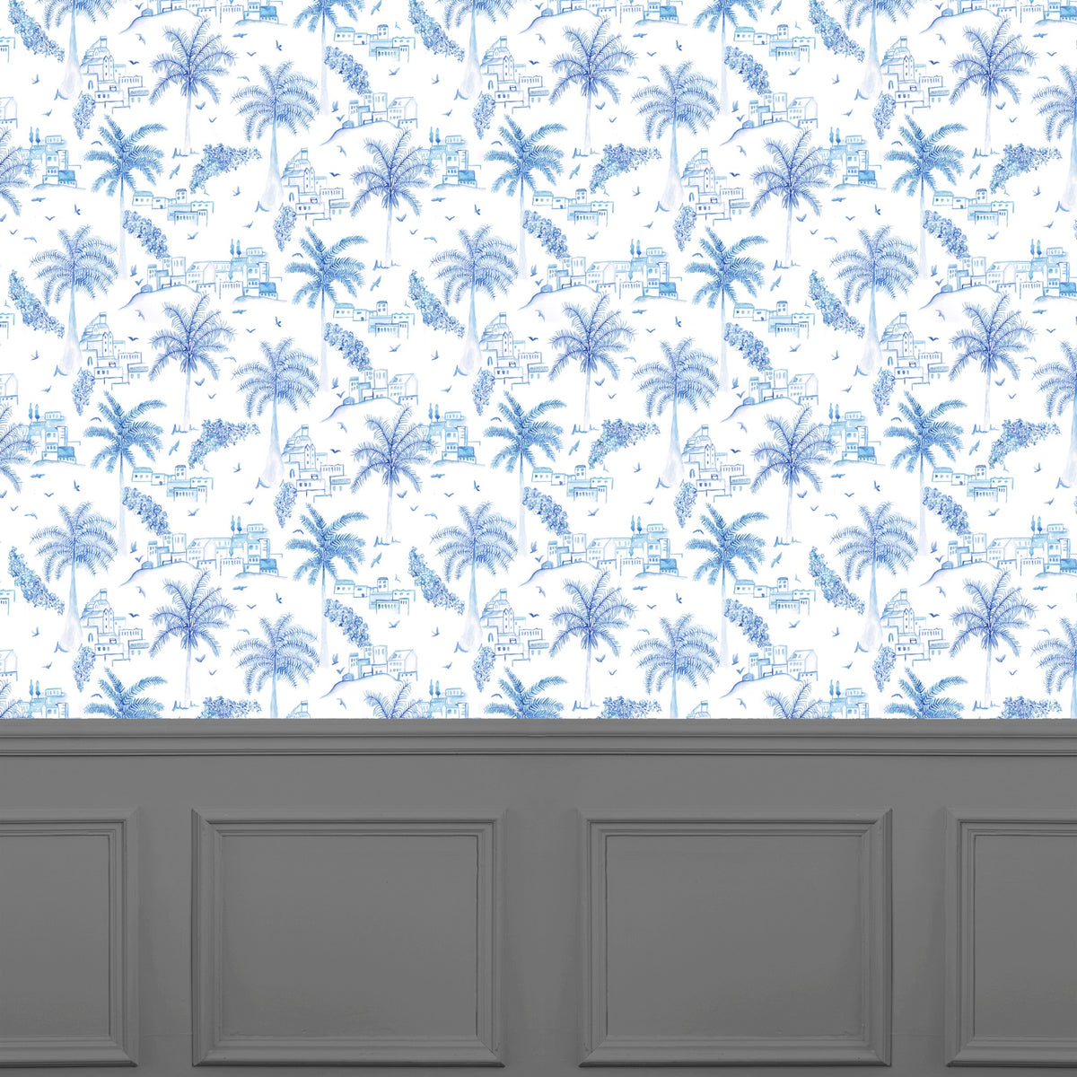 Altea Cobalt Wallpaper by Voyage Maison | ALTEA/WPO/COB