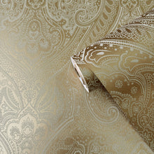 AM22002-1 Lace Zen Gold Wallpaper By Galerie