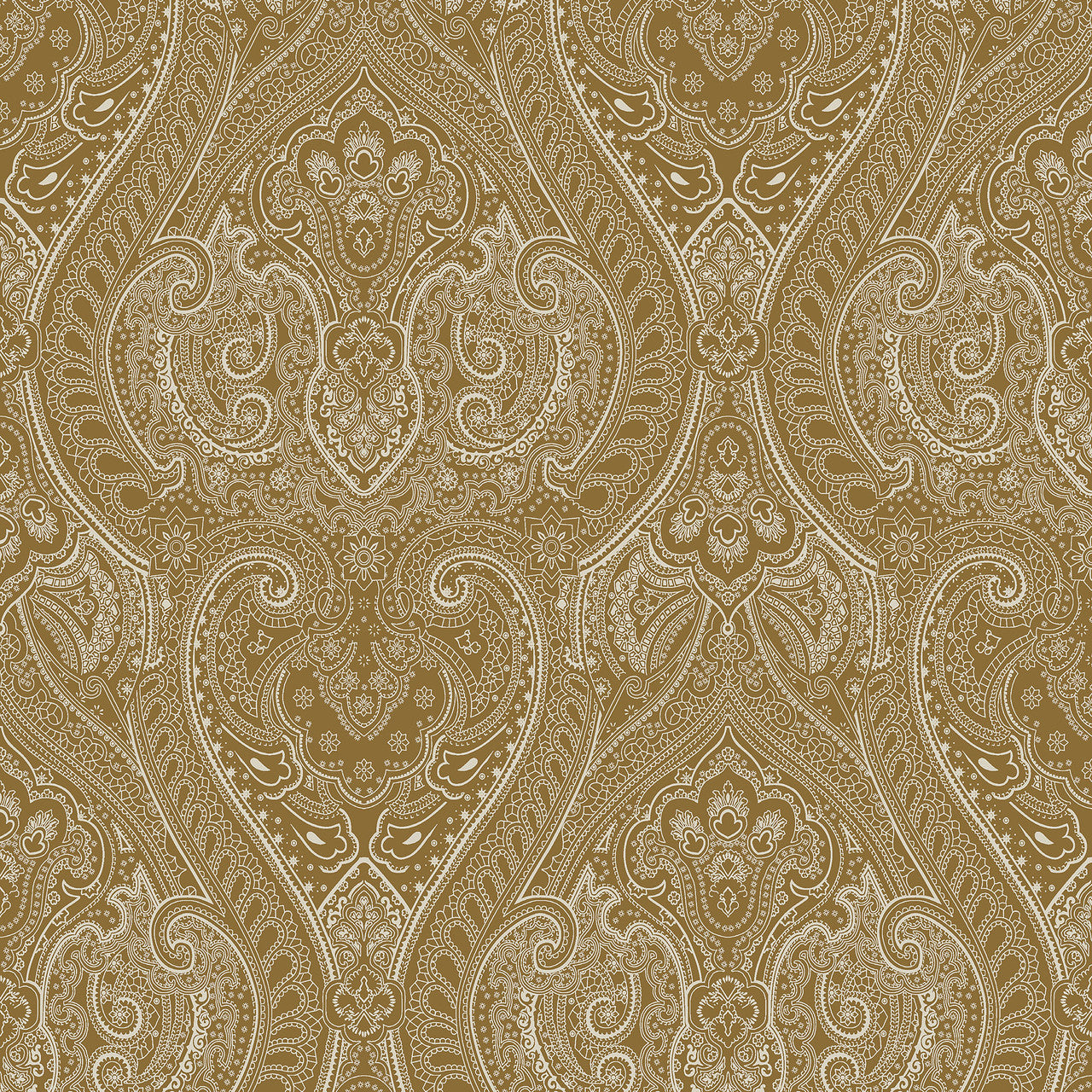 AM22002-1 Lace Zen Gold Wallpaper By Galerie