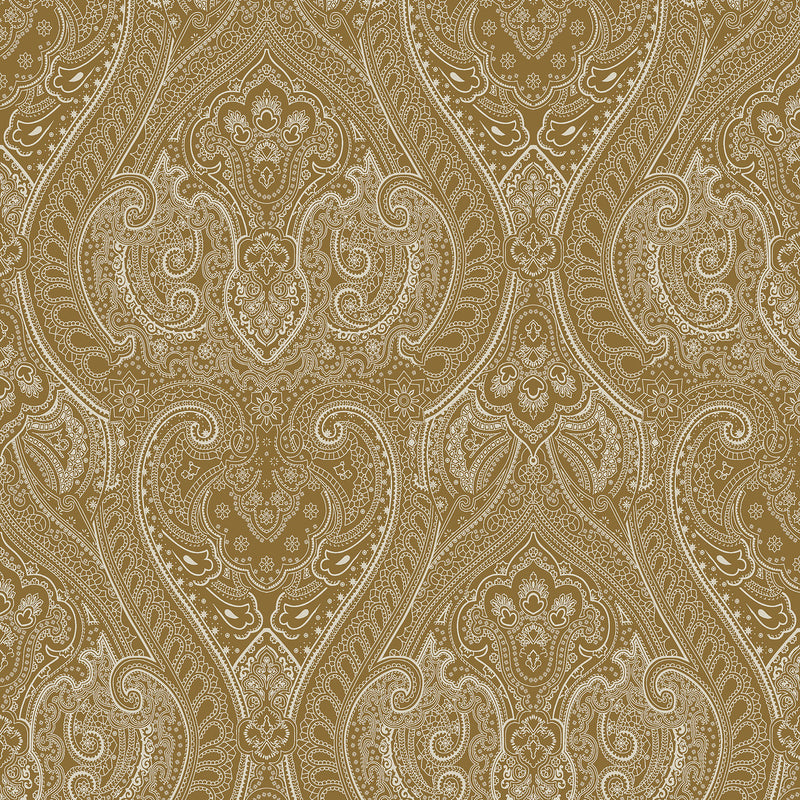 AM22002-1 Lace Zen Gold Wallpaper By Galerie