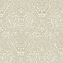 AM22002-3 Lace Zen Cream Wallpaper By Galerie
