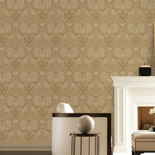 AM22002-1 Lace Zen Gold Wallpaper By Galerie