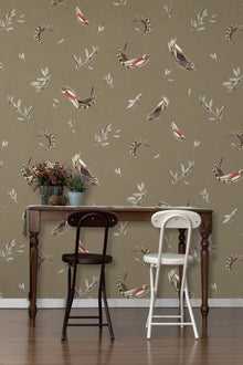RU3402-6 Verso Green Rúbrica Wallpaper by Tres Tintas