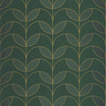 Mistinguett Vert Empire Annees Folles Wallpaper by Casadeco