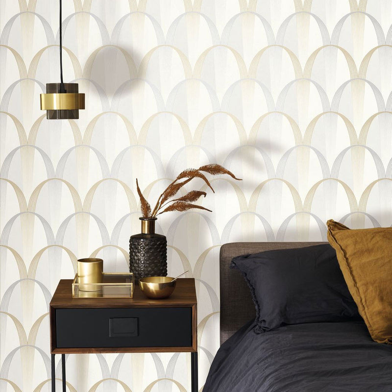 ANFO201041921 Entree Des Artistes Annees Folles Wallpaper by Casadeco