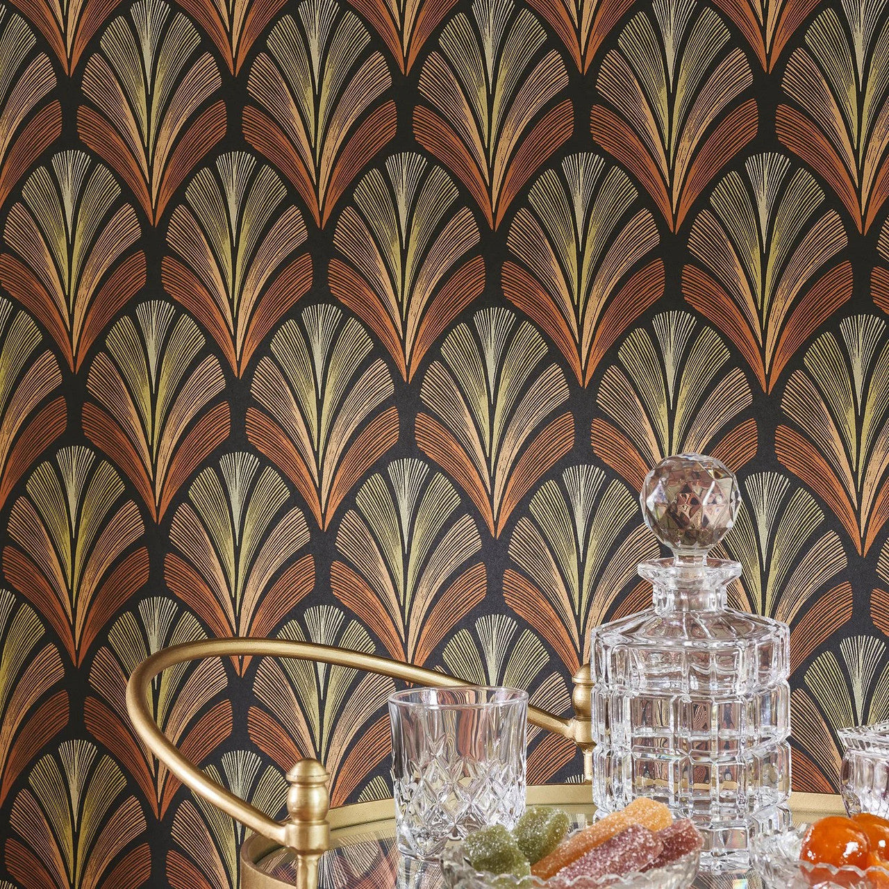ANFO201053215 Folies St James Annees Folles Wallpaper by Casadeco