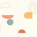 Turn Multicouleurs Around Wallpaper by Caselio