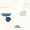 Turn Bleu Canard Dore Around Wallpaper by Caselio