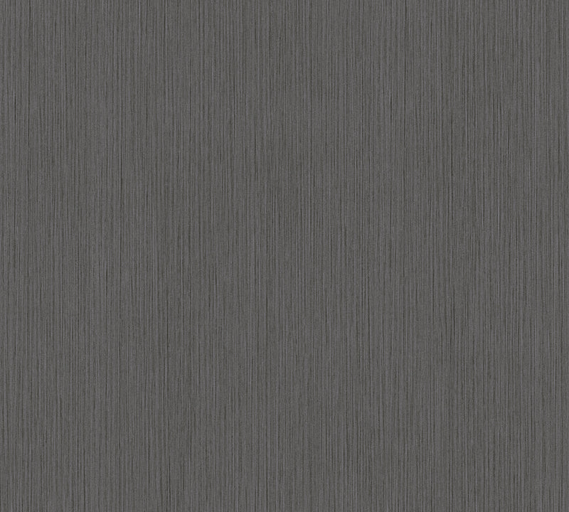 Silk Effect Charcoal The Trend Spectrum Wallpaper by A S Creation - flat