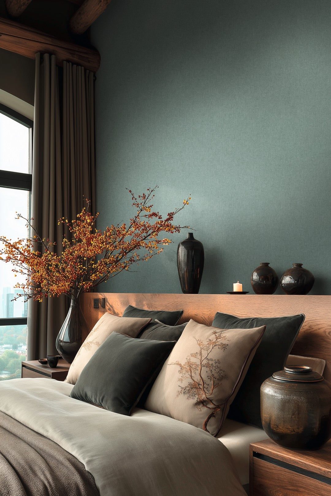 Vibes & Styles Floral Green Wallpaper by A S Creation