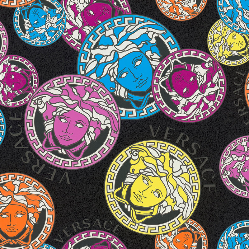 38610-4 Multi Medusa Amplified Versace 5 Wallpaper By A S Creation