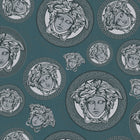 38611-1 Blue Medusa Amplified Versace 5 Wallpaper By A S Creation