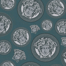 38611-1 Blue Medusa Amplified Versace 5 Wallpaper By A S Creation