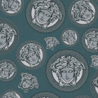 38611-1 Blue Medusa Amplified Versace 5 Wallpaper By A S Creation