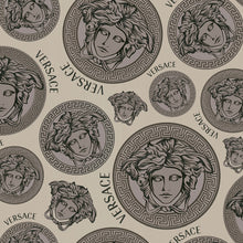 38611-2 Taupe Medusa Amplified Versace 5 Wallpaper By A S Creation