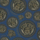 Dark Blue Medusa Amplified Versace 5 Wallpaper By A S Creation