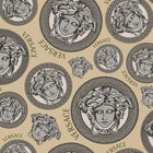 38611-4 Light Brown Medusa Amplified Versace 5 Wallpaper By A S Creation