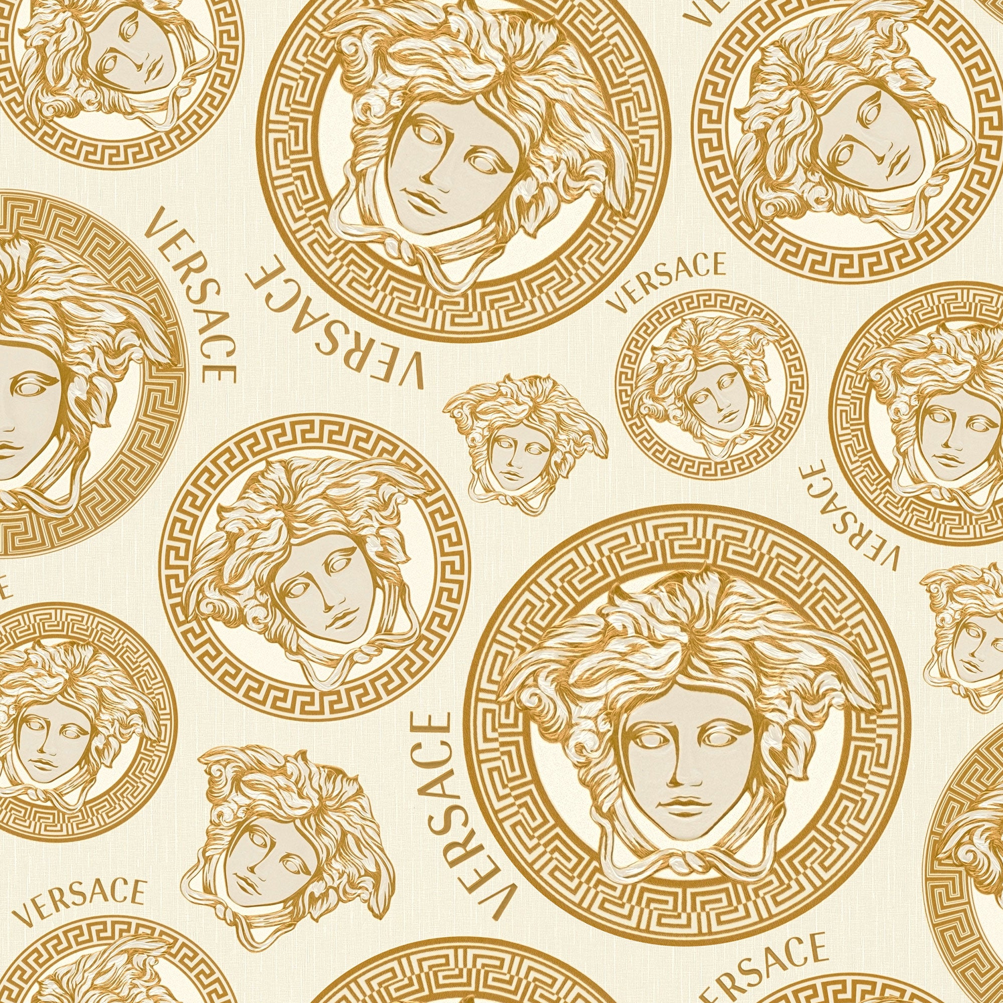 38611-5 Copper Medusa Amplified Versace 5 Wallpaper By A S Creation