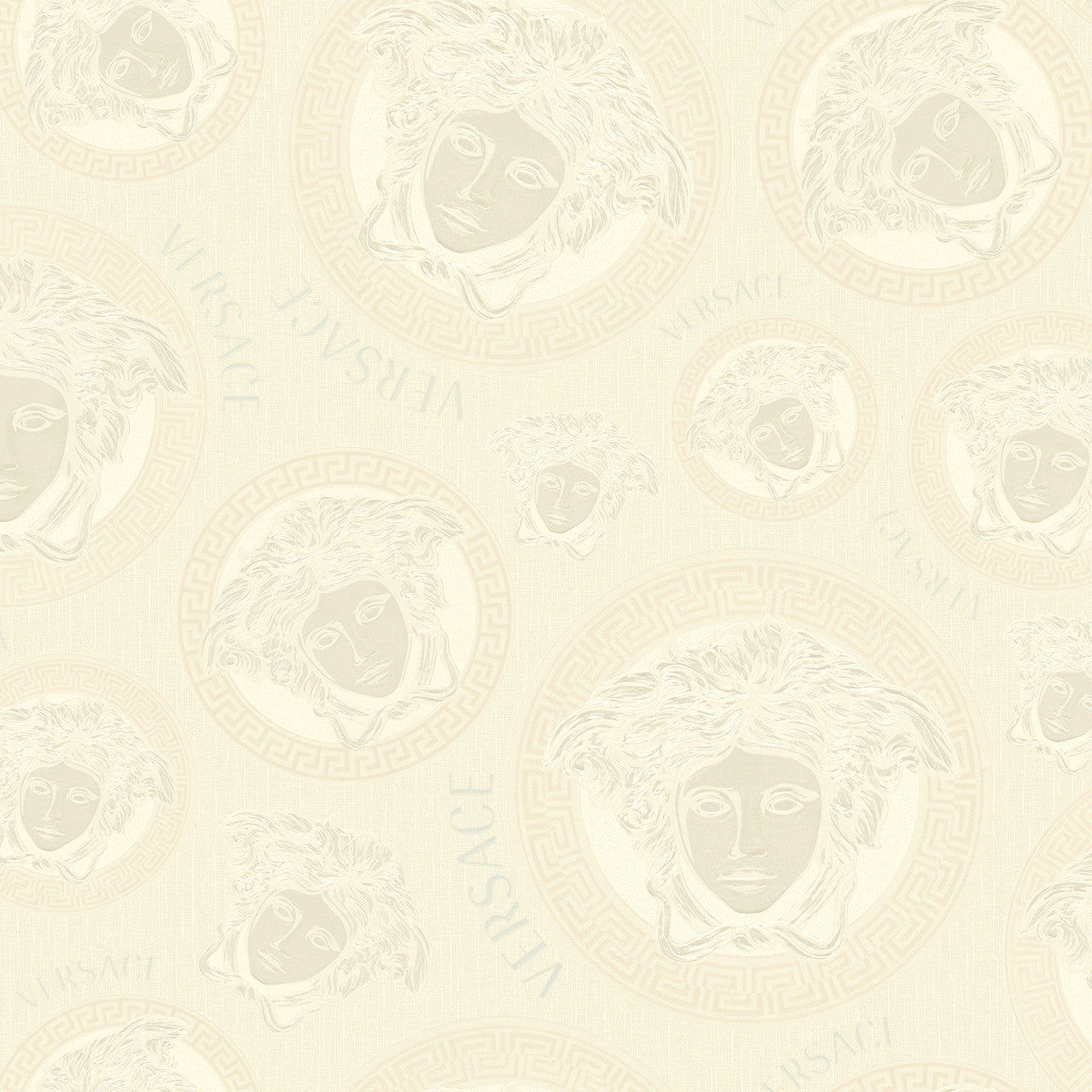38611-6 Ivory Medusa Amplified Versace 5 Wallpaper By A S Creation