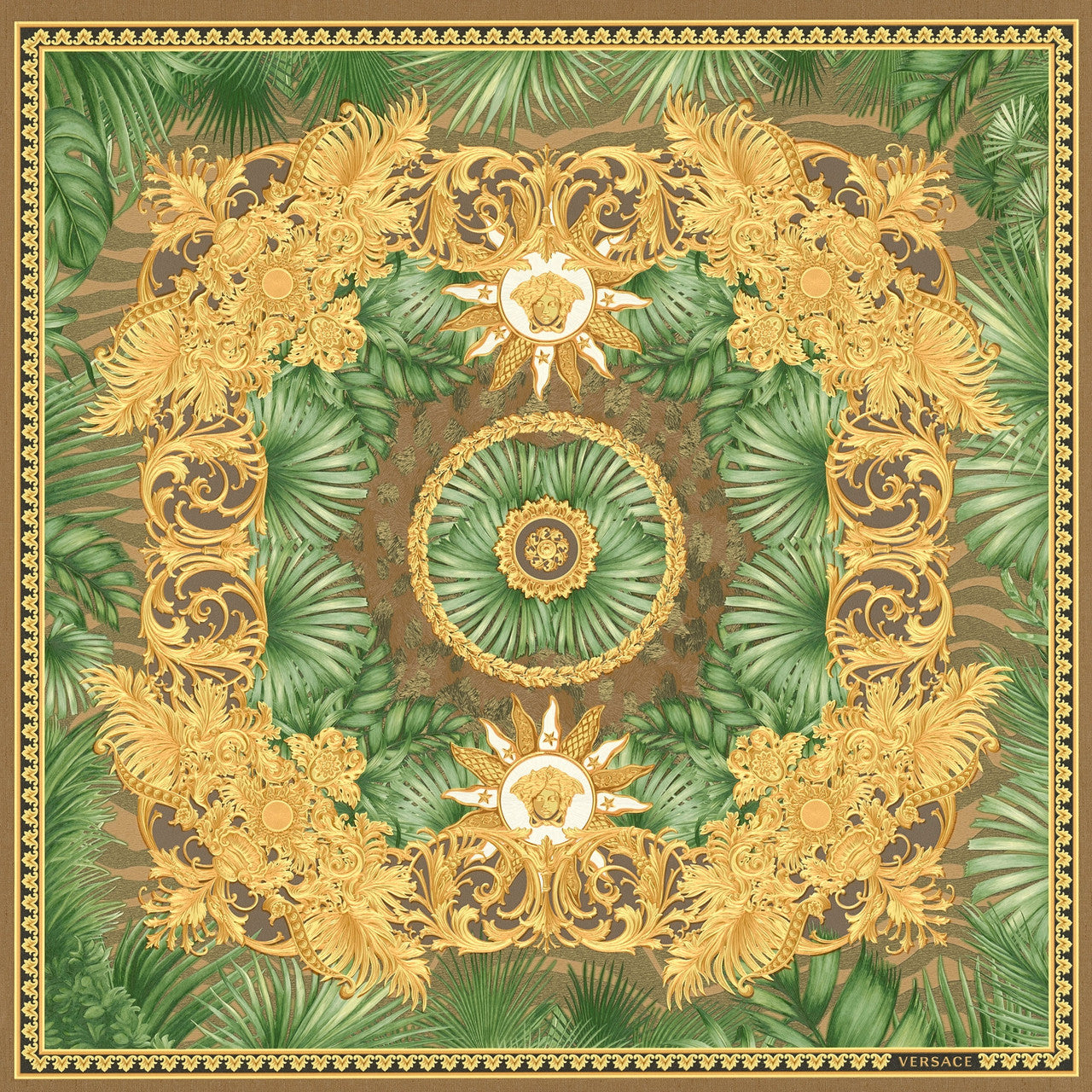 38703-3 Multi Jungle Animalier Versace 5 Wallpaper By A S Creation