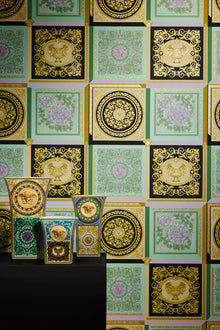 38704-1 Multi Barocco Mosaic Versace 5 Wallpaper By A S Creation