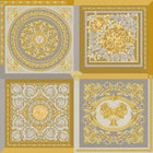 38704-5 Gold Barocco Mosaic Versace 5 Wallpaper By A S Creation