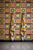 38704-6 Red and Gold Barocco Mosaic Versace 5 Wallpaper By A S Creation