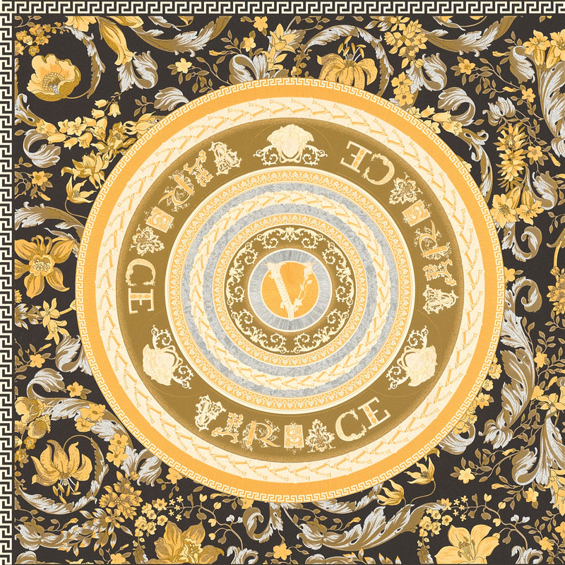38705-5 Black and Gold Virtus Versace 5 Wallpaper By A S Creation