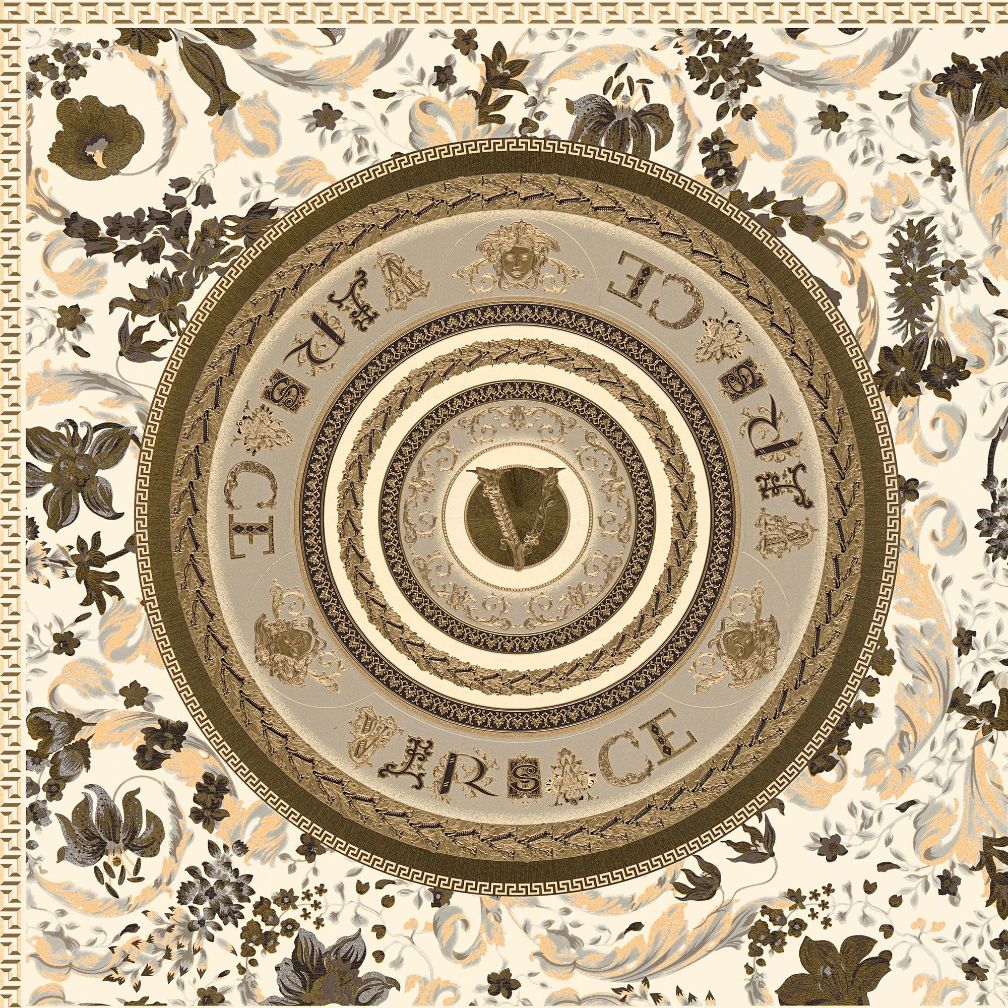 38705-6 Brown Virtus Versace 5 Wallpaper By A S Creation