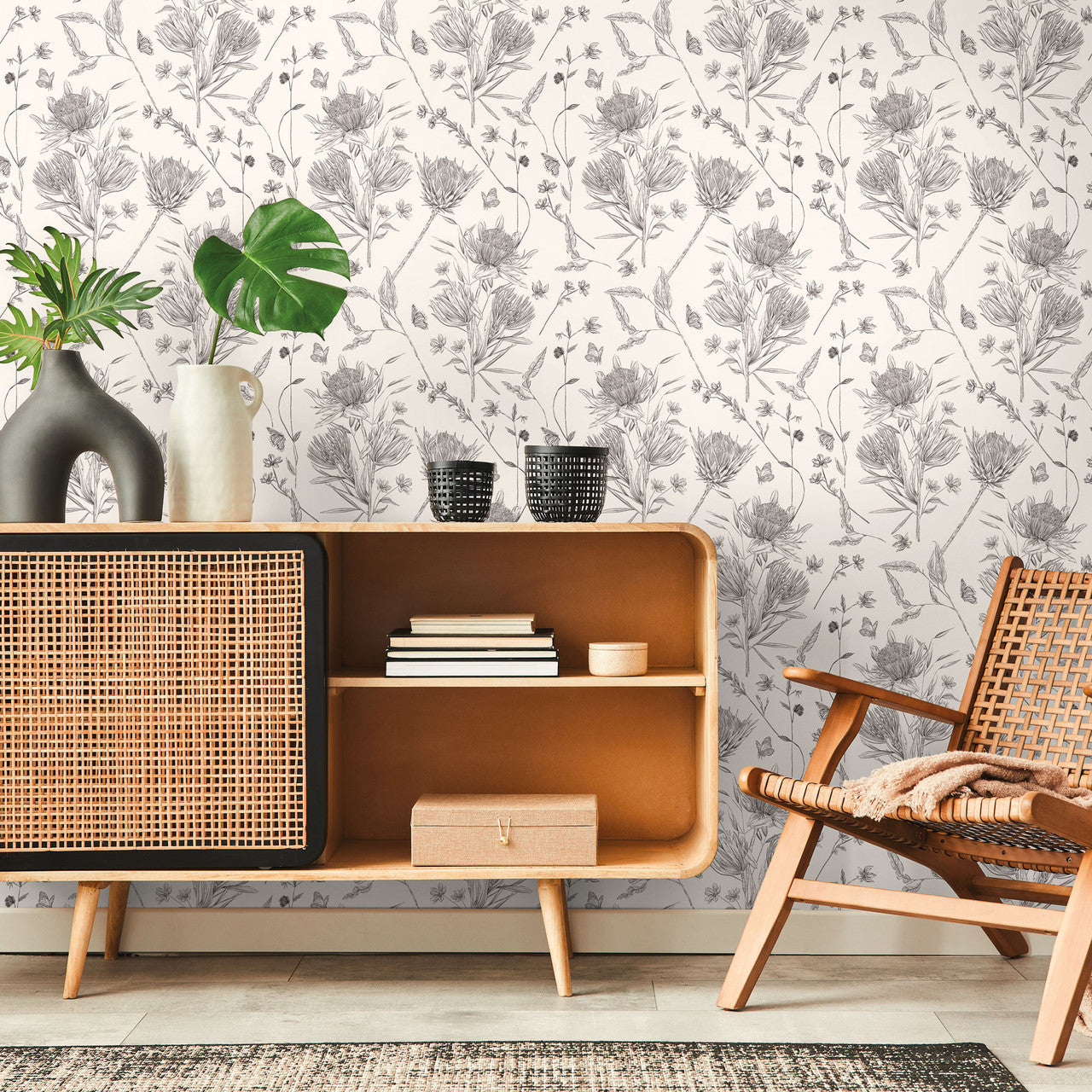 394272 Drawn into Nature Wallpaper by A S Creation