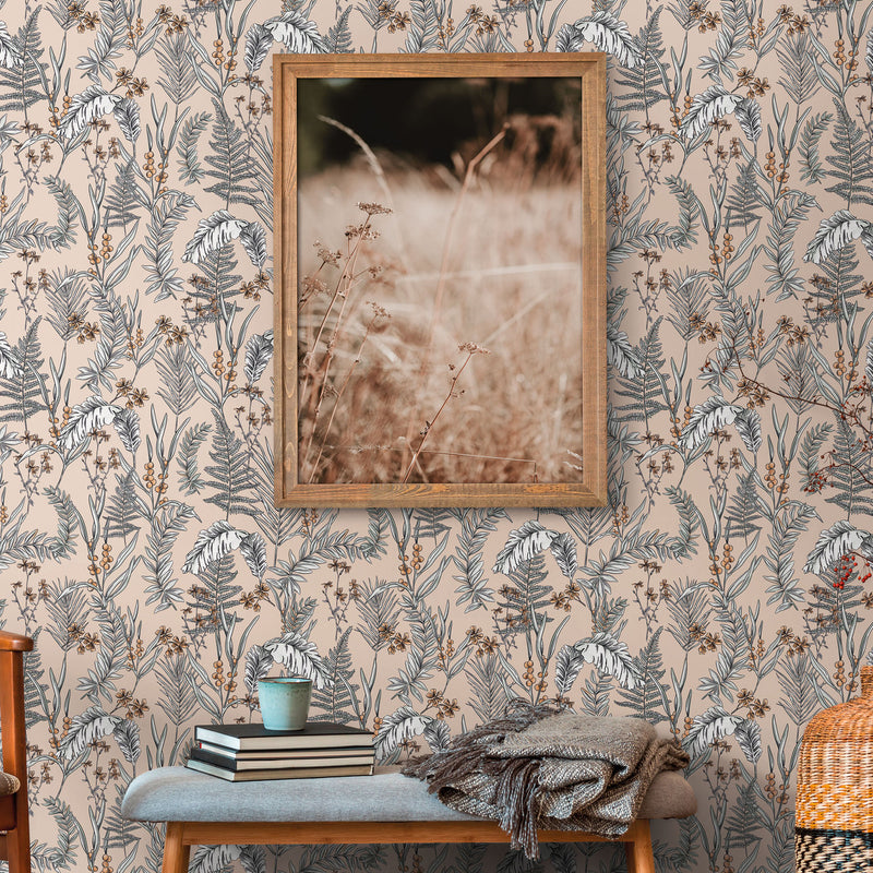 394342 Drawn into Nature Wallpaper by A S Creation