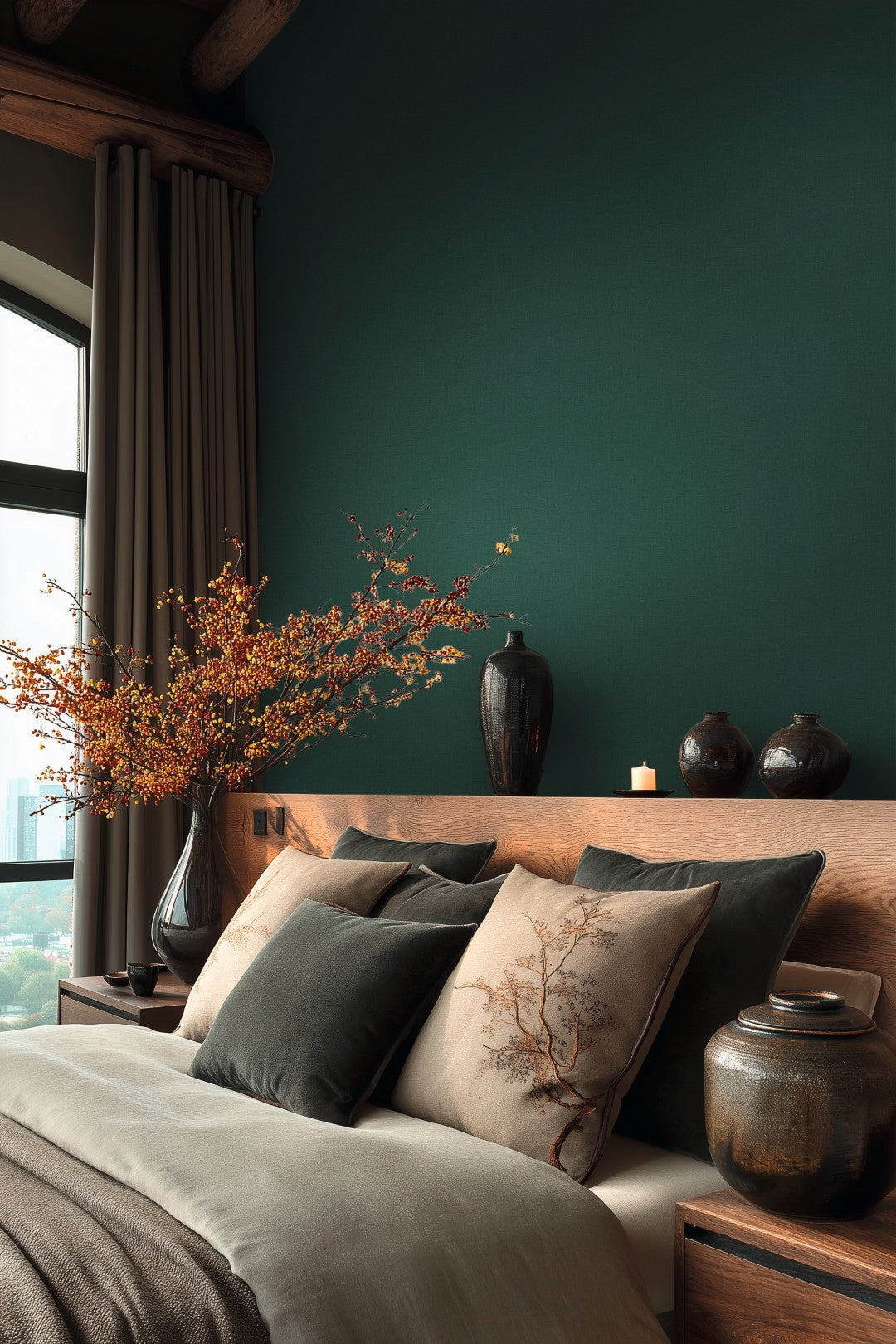 Plain Colour Green Vibes & Styles Wallpaper by A S Creation