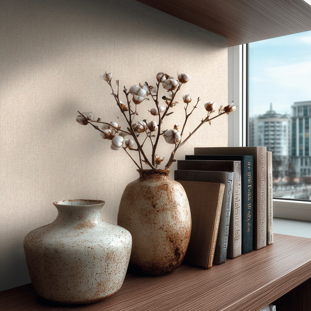 AS396557 Plain Colour Yellow Beige Vibes & Styles Wallpaper by A S Creation