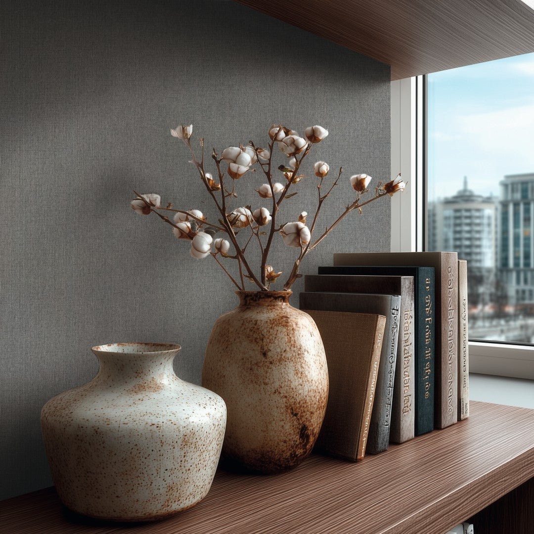 AS399887 Plain Colour Beige Grey Vibes & Styles Wallpaper by A S Creation
