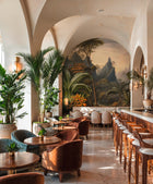 Mountain Jungle Beige / Grey Cuba II Mural by A S Creation — roomshot 3