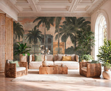Colonial Palms Beige / Grey Cuba II Mural by A S Creation — roomshot 2