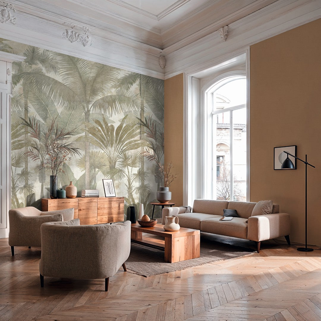 Palm Jungle Beige / Cream Cuba II Mural by A S Creation — roomshot 2