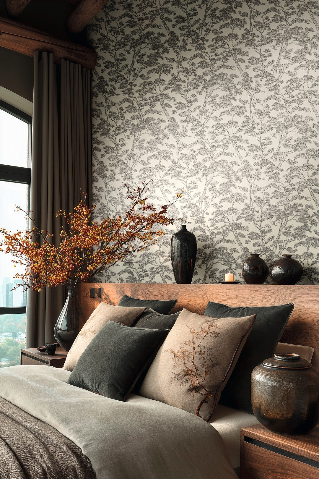 AS790015 Nature Black Grey Vibes & Styles Wallpaper by A S Creation