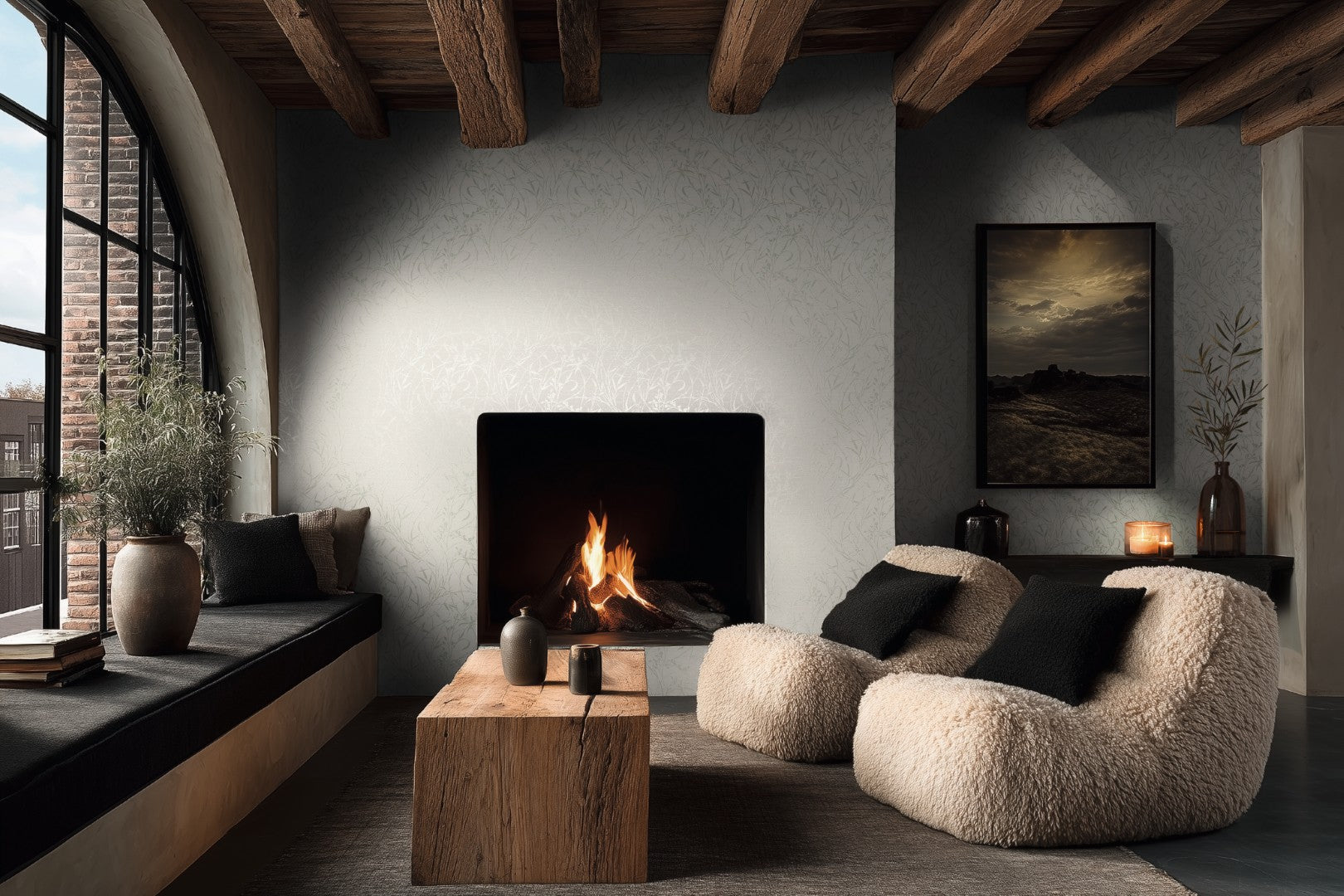 AS790044 Nature Green Cream Vibes & Styles Wallpaper by A S Creation