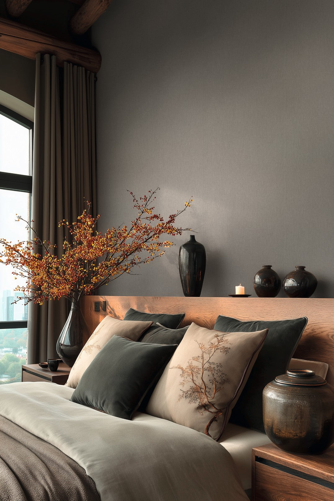 AS790104 Textured Grey Brown Vibes & Styles Wallpaper by A S Creation