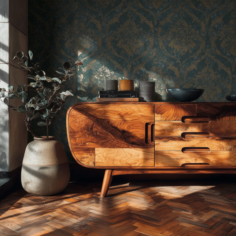 AS790192 Nature Metallic Green Vibes & Styles Wallpaper by A S Creation