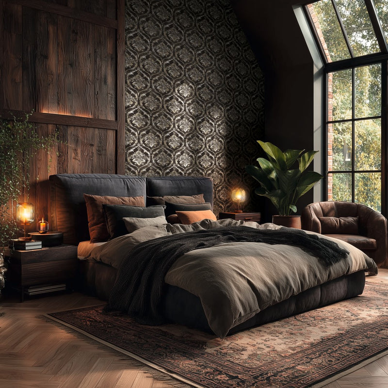AS790194 Nature Black Metallic Vibes & Styles Wallpaper by A S Creation