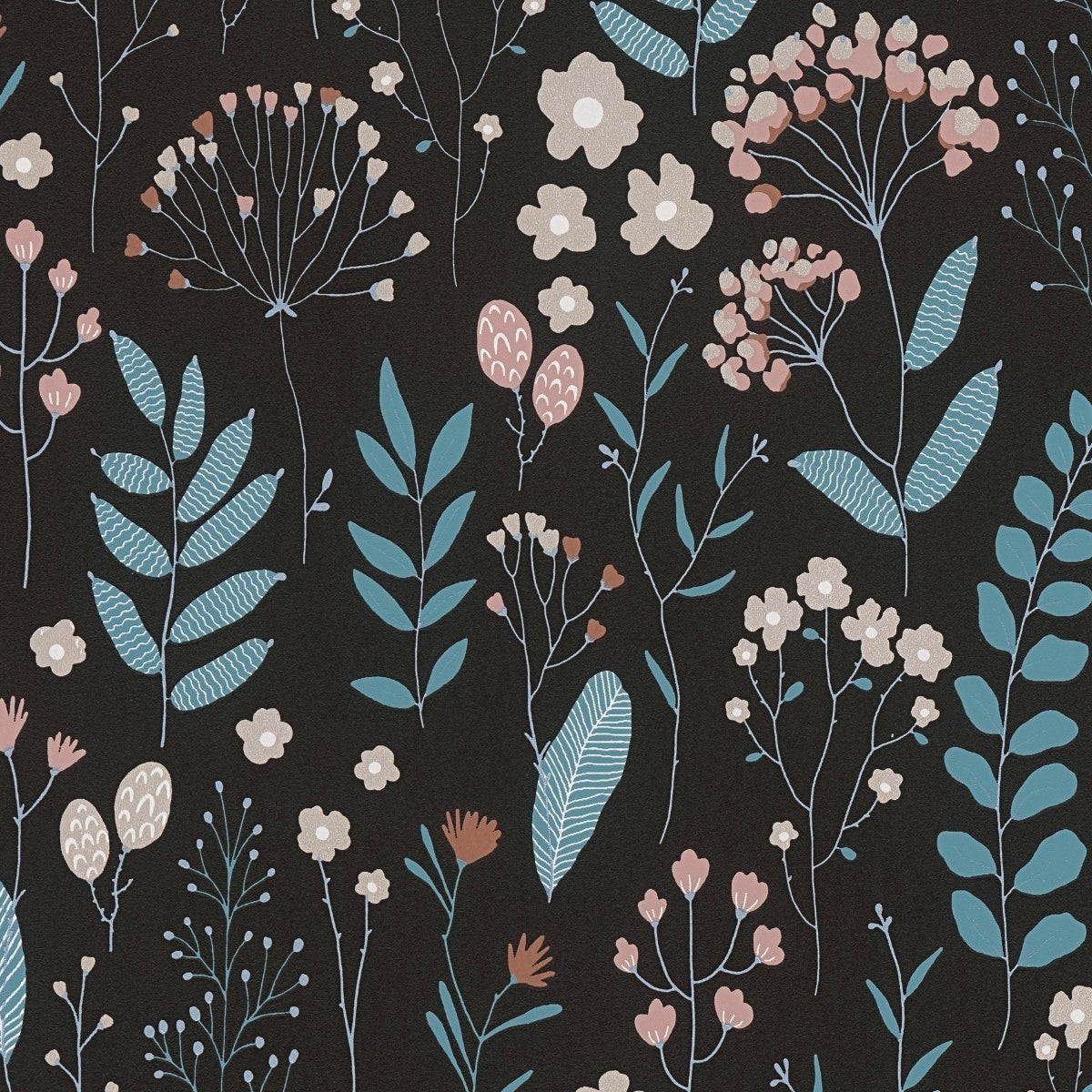 AS790872 Multi-colour, Metallic and Black Nature Attractive 3 Wallpaper by A S Creation